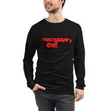 Load image into Gallery viewer, Necessary Evil volume 1 long sleeve Unisex Long Sleeve Tee
