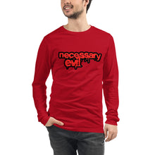 Load image into Gallery viewer, Necessary Evil volume 1 long sleeve Unisex Long Sleeve Tee
